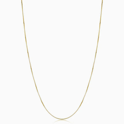 Ruby's Gold Bodega Box Necklace